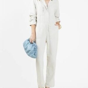 Outerknown Station Jumpsuit In Sand Size XS NWT